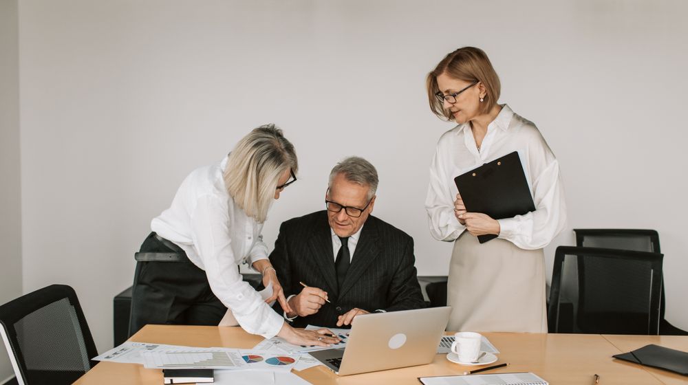 Business people planning a go-to-market approach