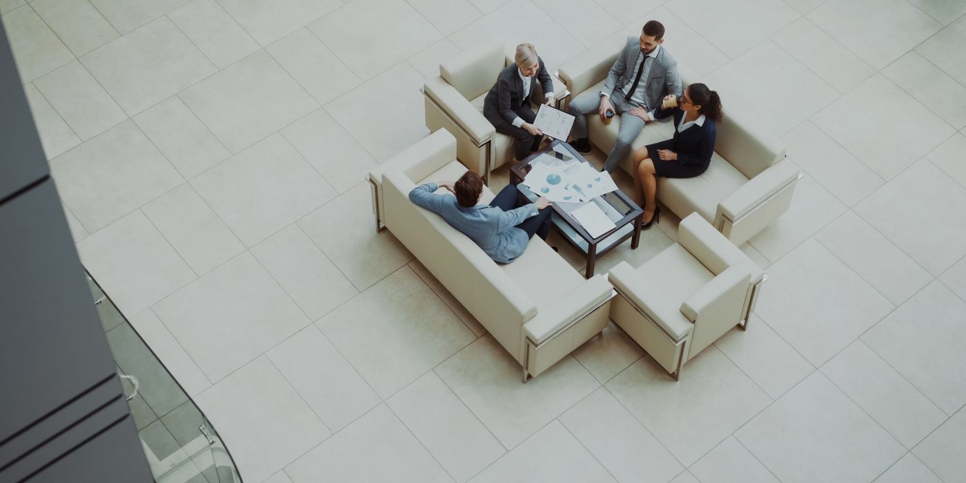 Professional business team discussion